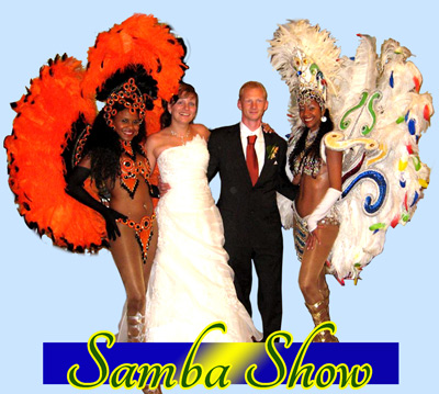 Samba Show Girls zur Hochzeit