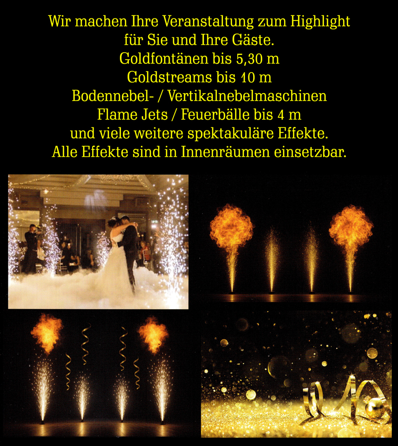 Spektakuläre und wunderschöne Pyro Effekte