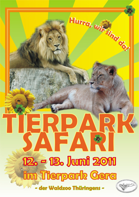 Tierparksafari Plakat
