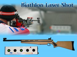 Lasergewehr-Schießen